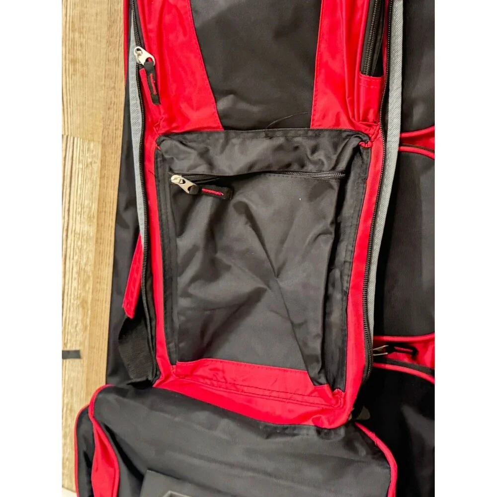Travelers Club 30 in. Multi-Pocket Upright Rolling Duffel Bag luggage Handle